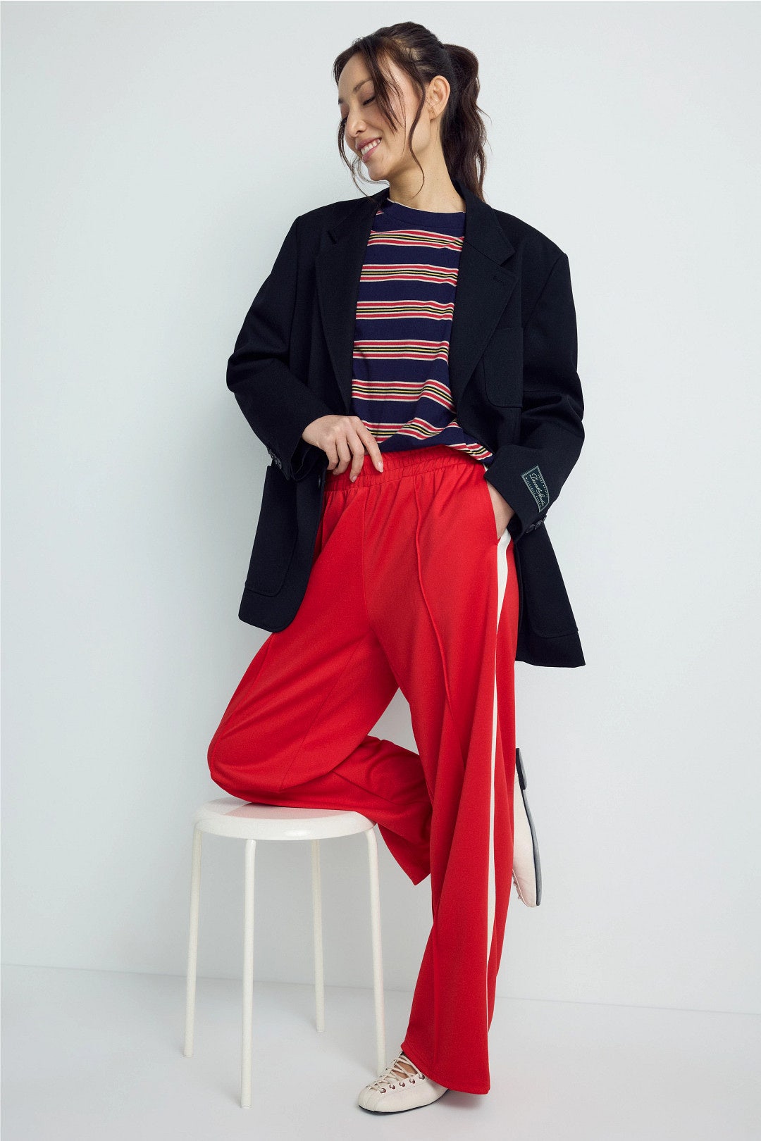 Wide Leg Track Pants by The Great. 3