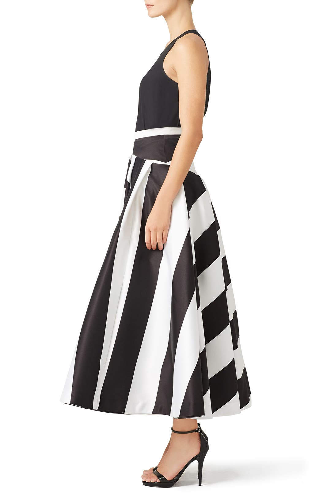6(ROKU)☆STRIPE LONG TIGHT SKIRT 6(ROKU)☆STRIPE LONG TIGHT SKIRT