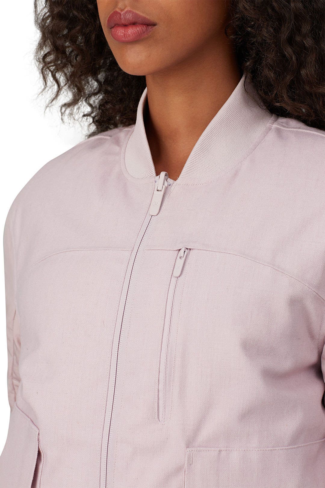 Pink Roam Far Reversible Wool Bomber by Lululemon 3