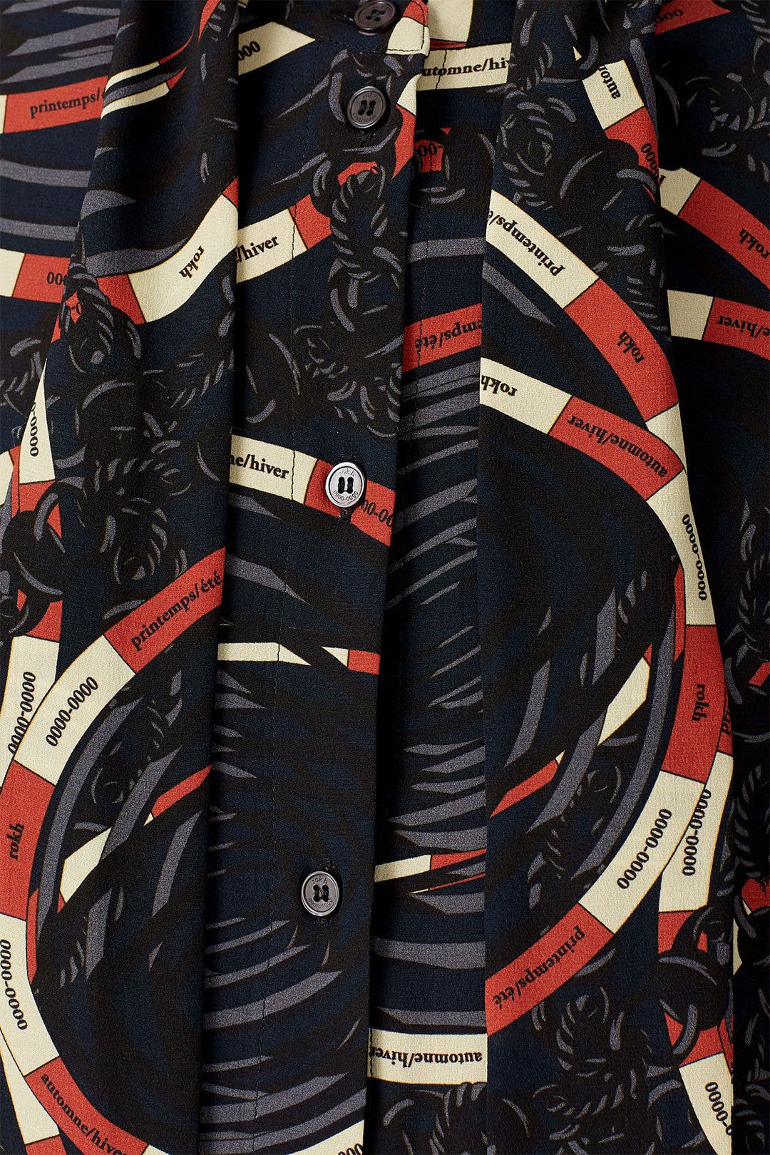 Scarf Frill Dress by rokh 3