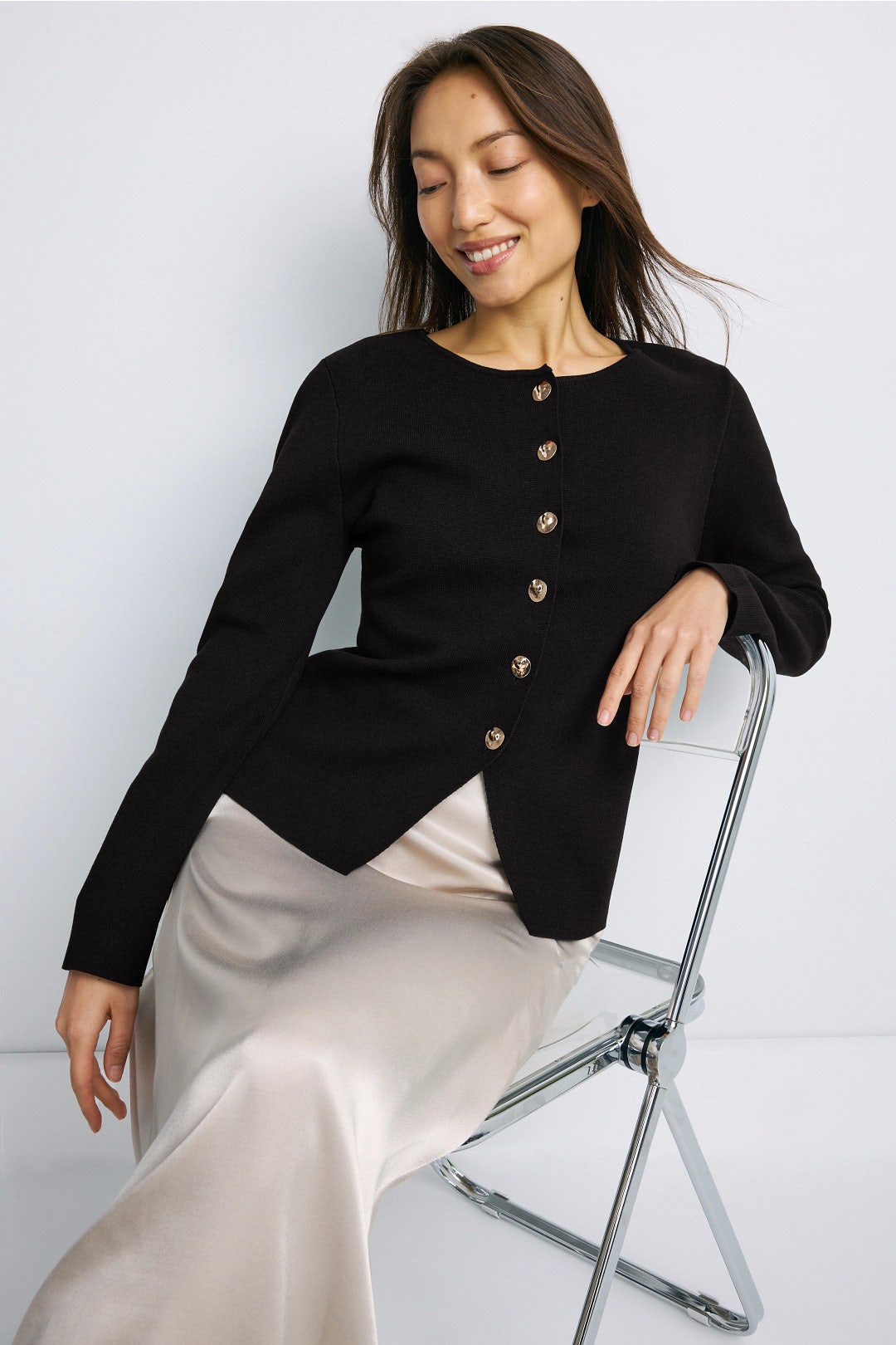 Crew Neck Button Down Cardigan by Ted Baker London 3