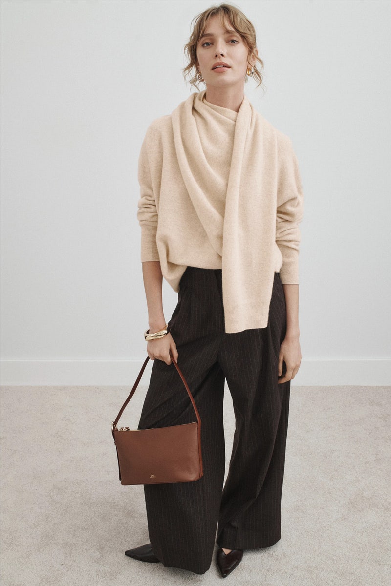 Draped Shawl Sweater by VINCE. - Photo 3