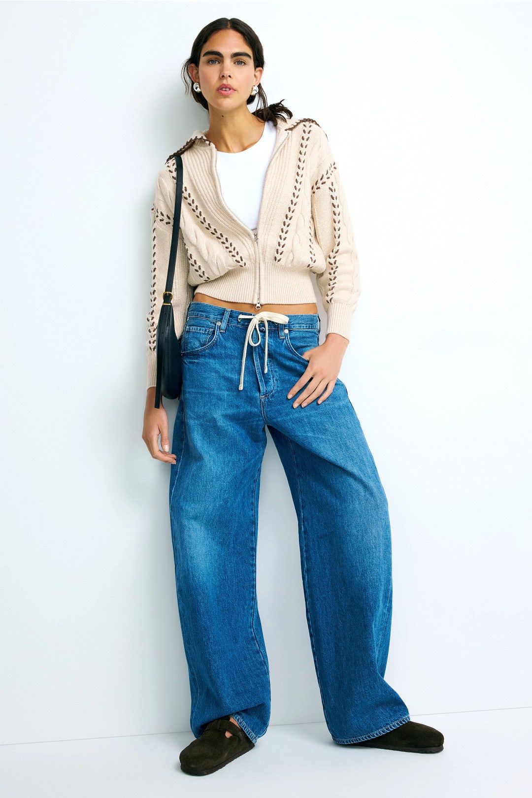 Lune Zip Front Cardigan by Rails 3