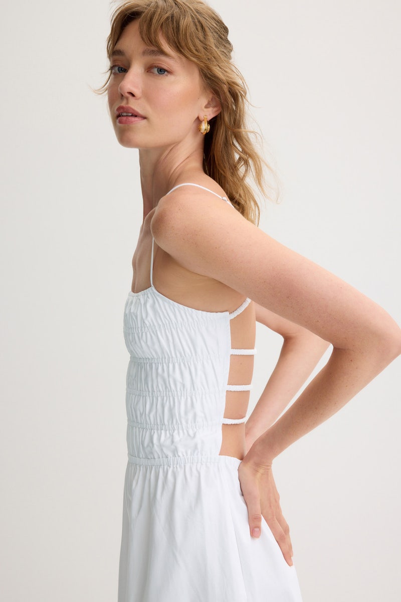 The Delta Dress Marshmallow by Solid & Striped - Photo 3