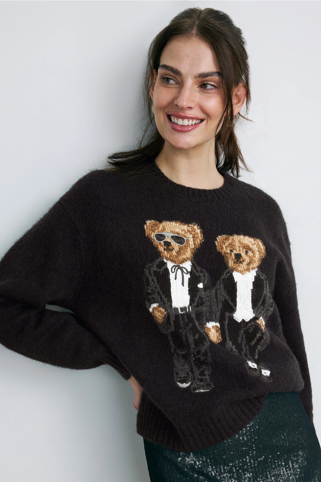 Bear Crew Neck Sweater by Polo Ralph Lauren | Rent the Runway