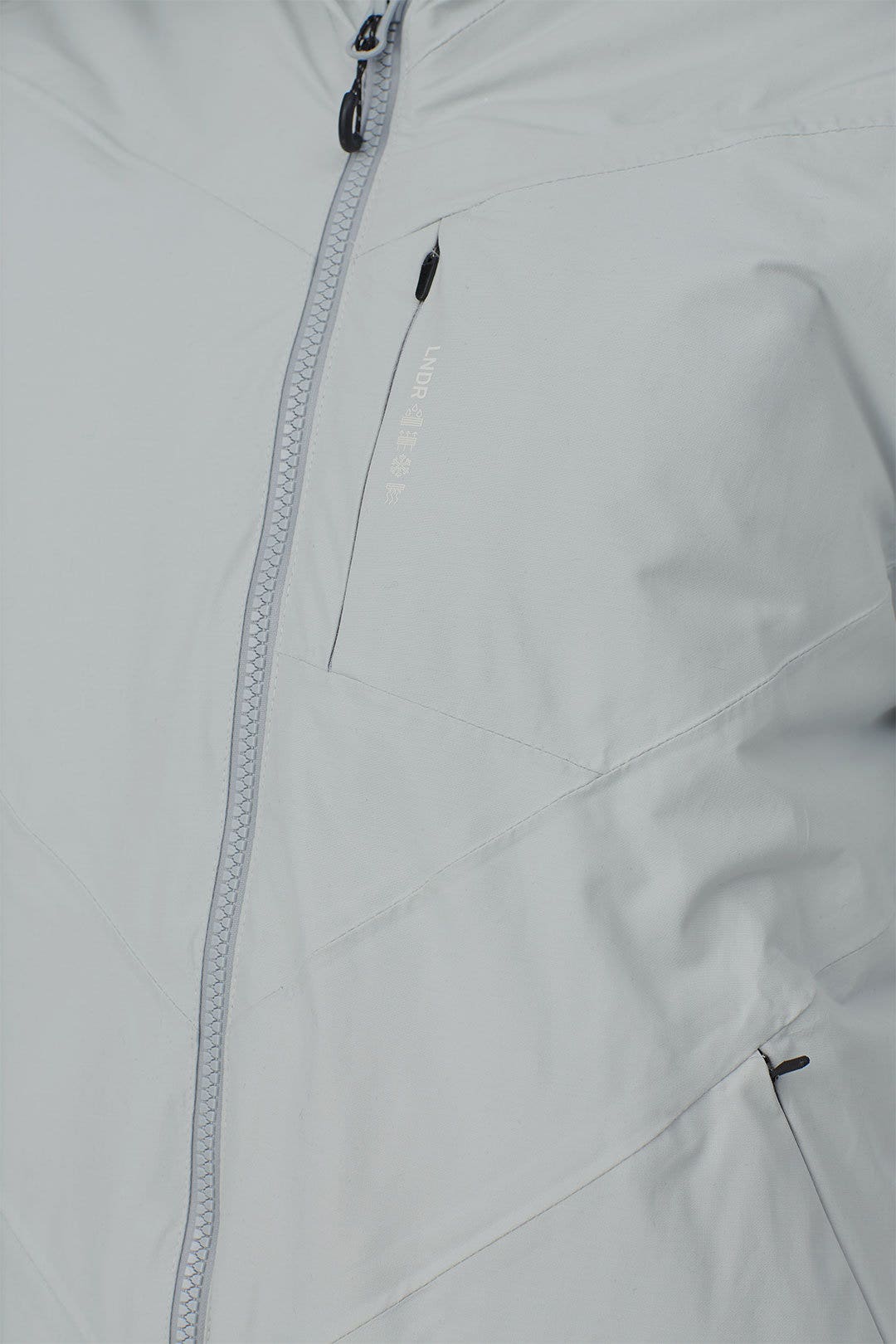 Light Grey Velocity Ski Jacket by LNDR 3