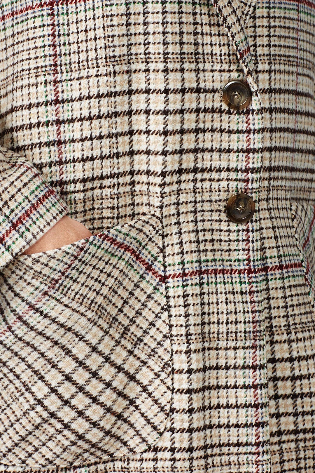 Mountain Check Coat by The Fifth Label 3