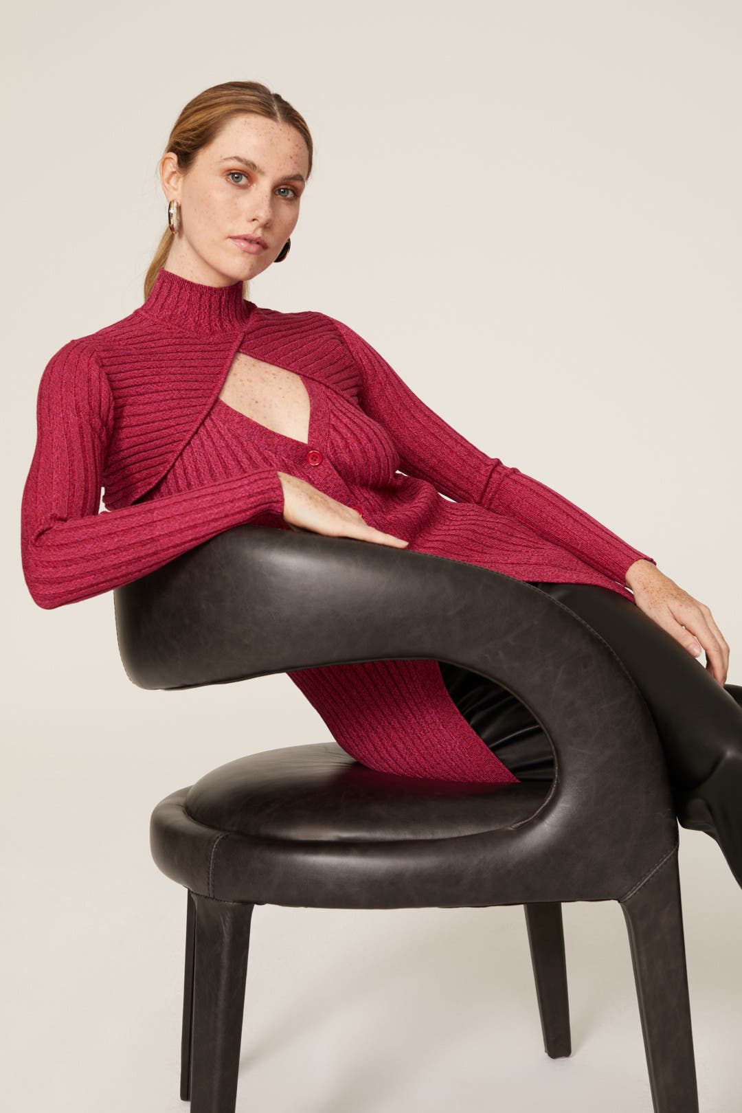 Garner Knit Top by Ronny Kobo | Rent the Runway
