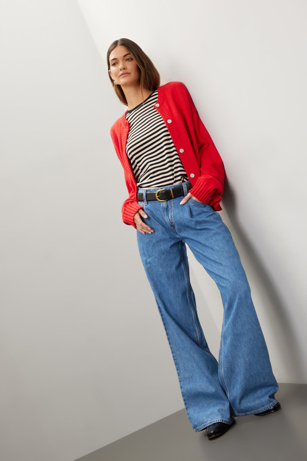 【Levi's】FOLDED PLEATED BAGGY Folded Pleated Baggy Dad Pants - Blue | Levi's® XK