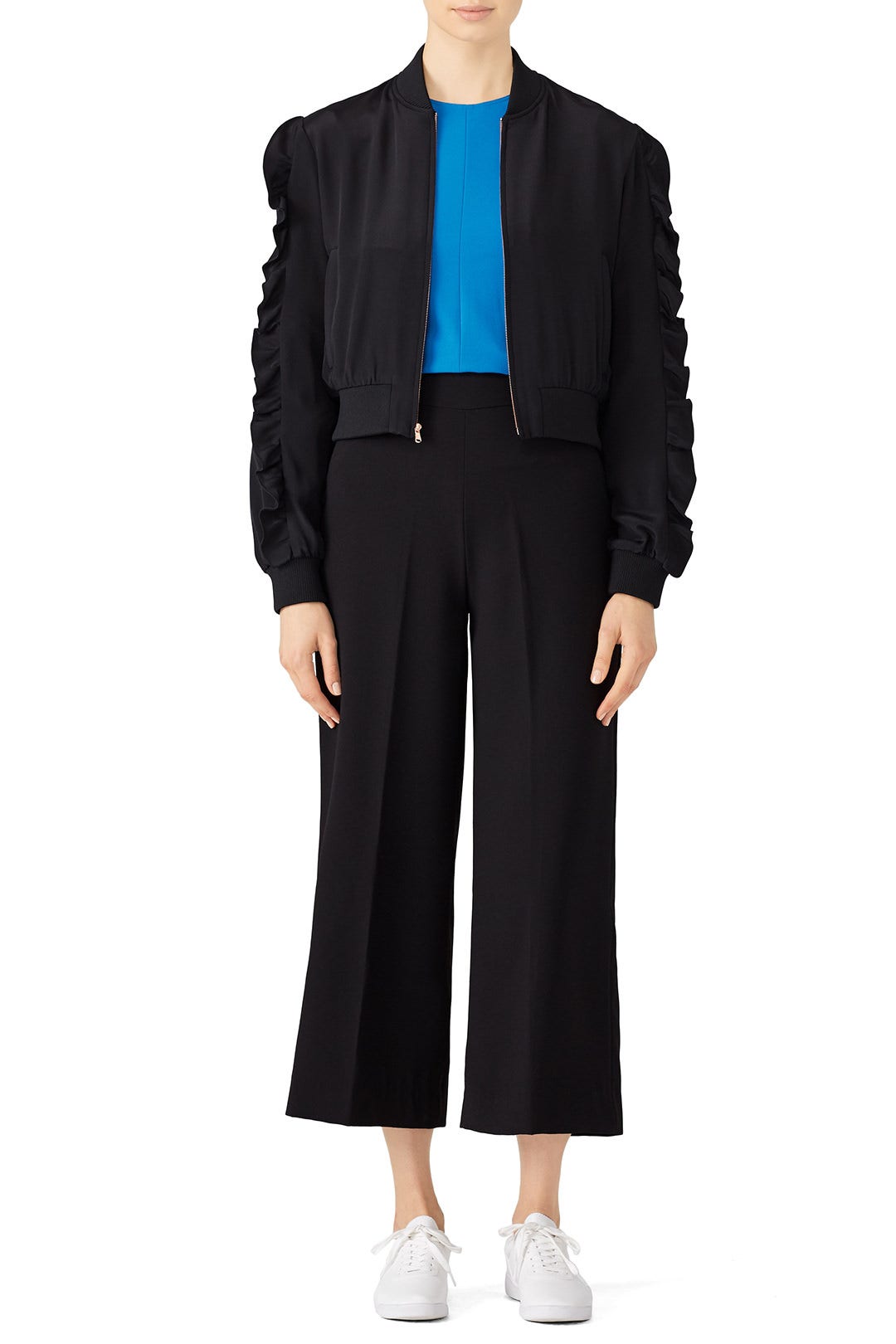 Ruffle Bomber by Tibi 3