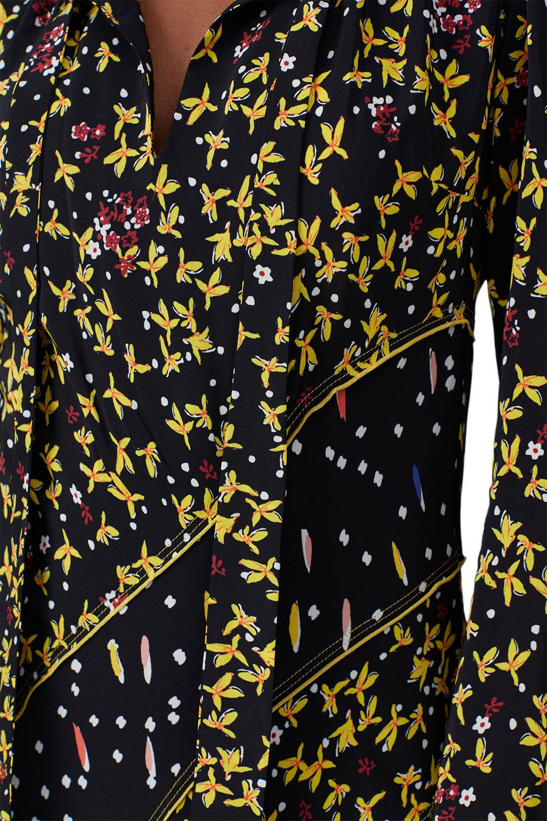 Catia Mixed Print Dress by Derek Lam 10 Crosby 3