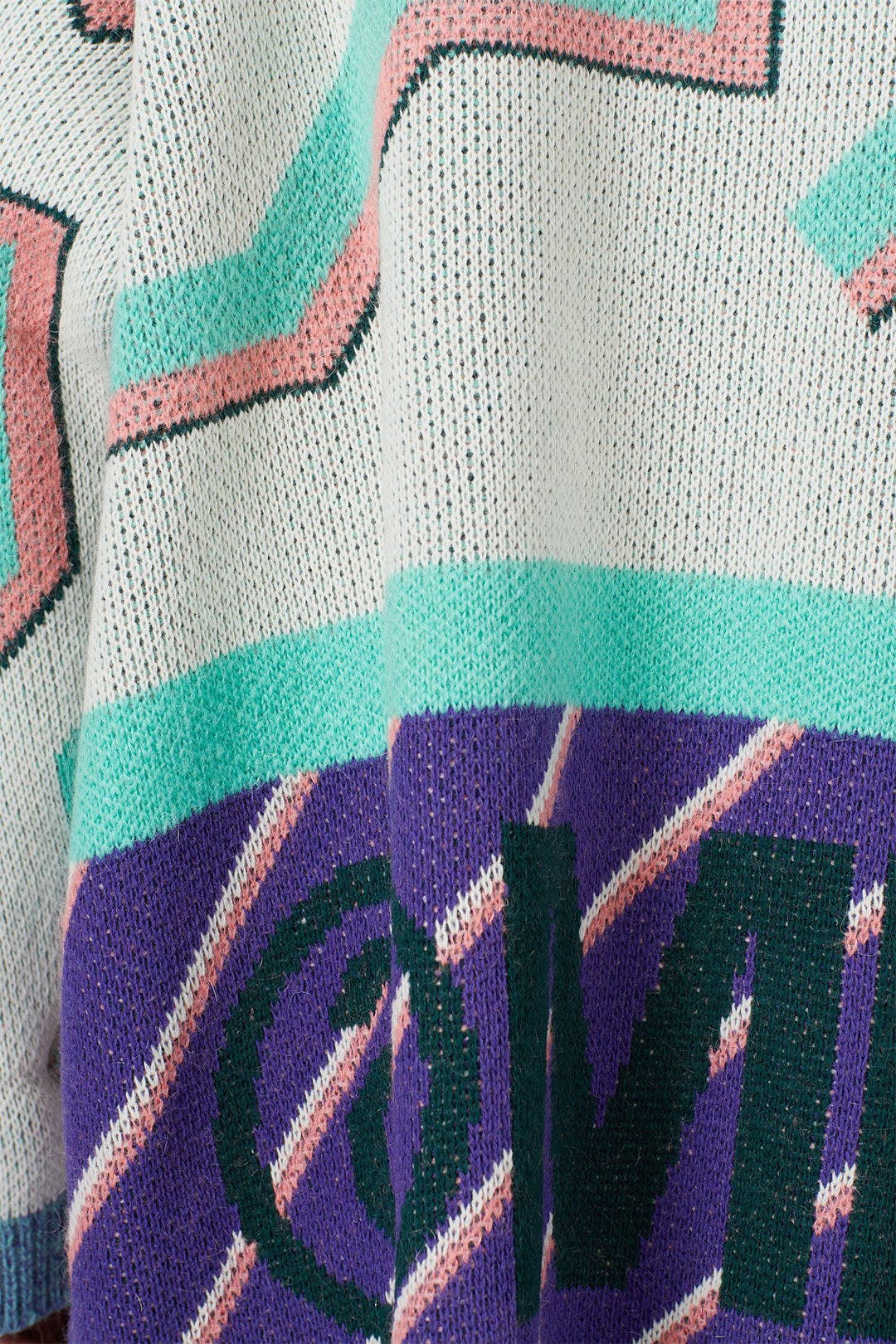 Printed Oversized Cardigan by MM6 Maison Margiela 3