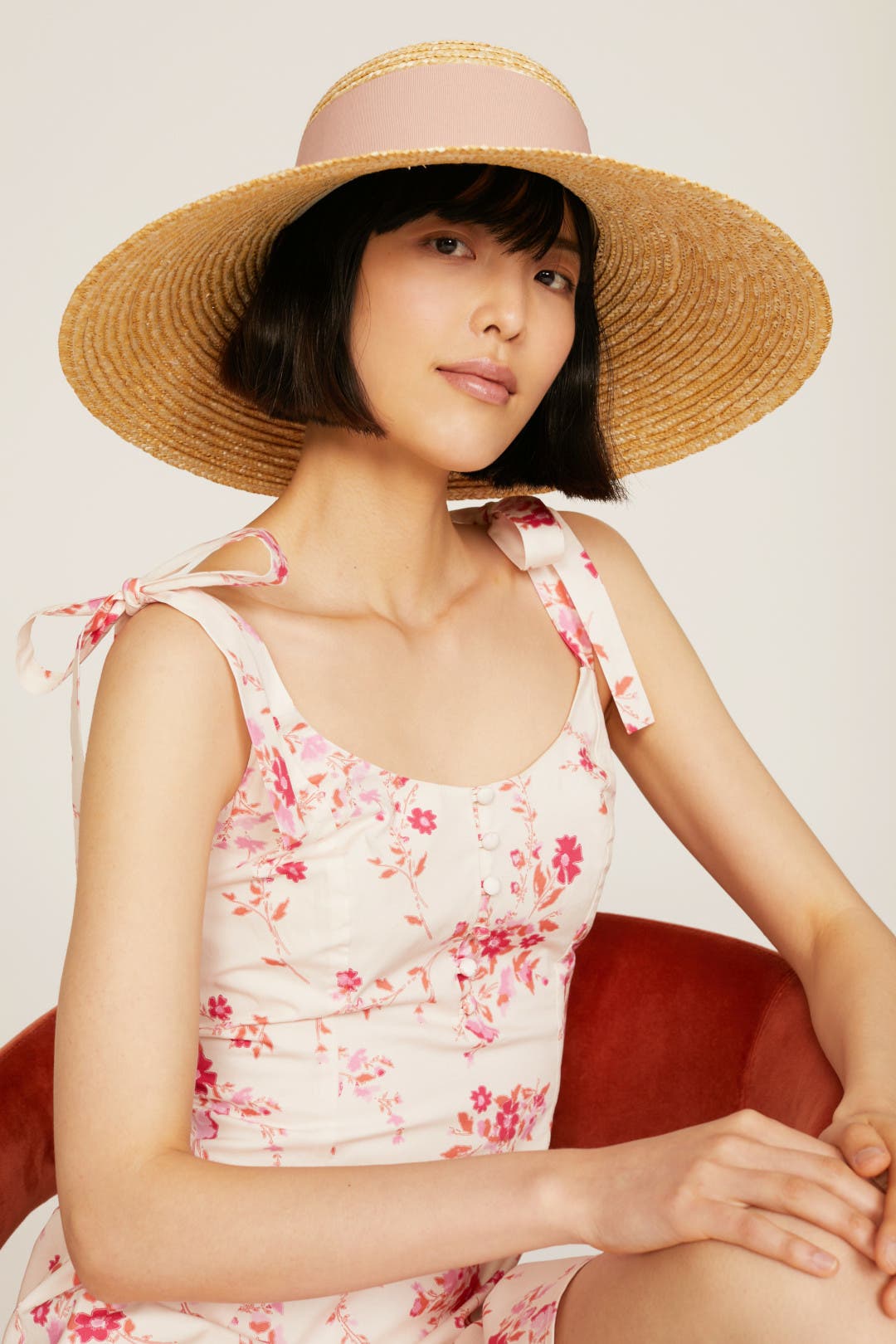 トップス Lona ribbon mini dress Lolla Tiered Floral Mini Dress
