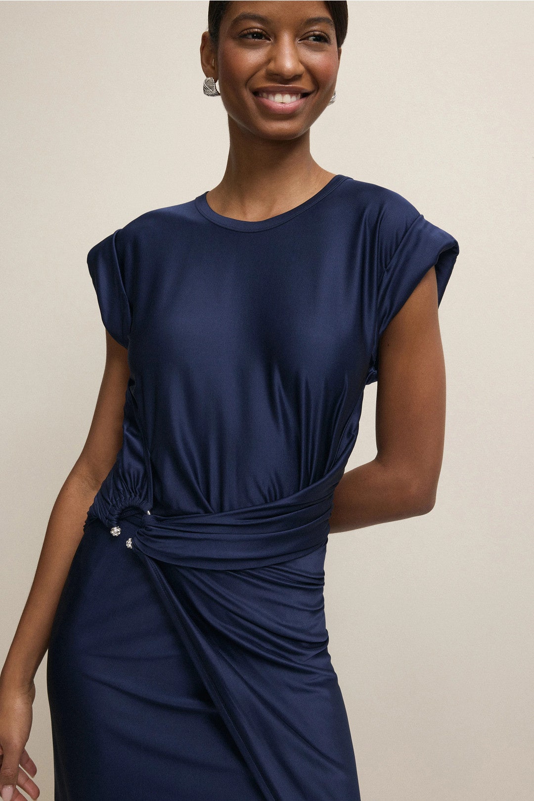 Ruched Detail Midi Dress by Rabanne 3