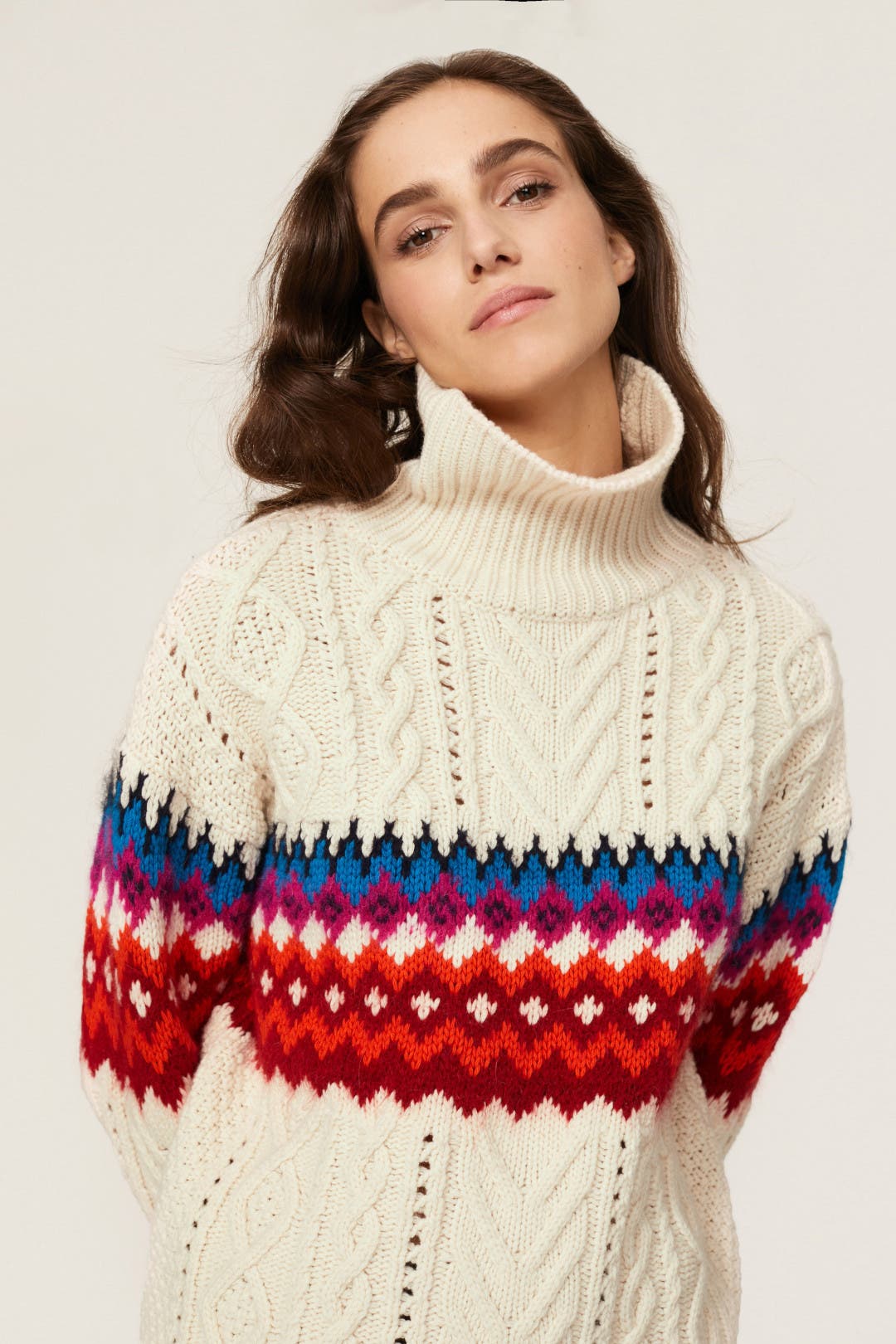 Willow Fair Isle Turtleneck by rag & bone | Rent the Runway
