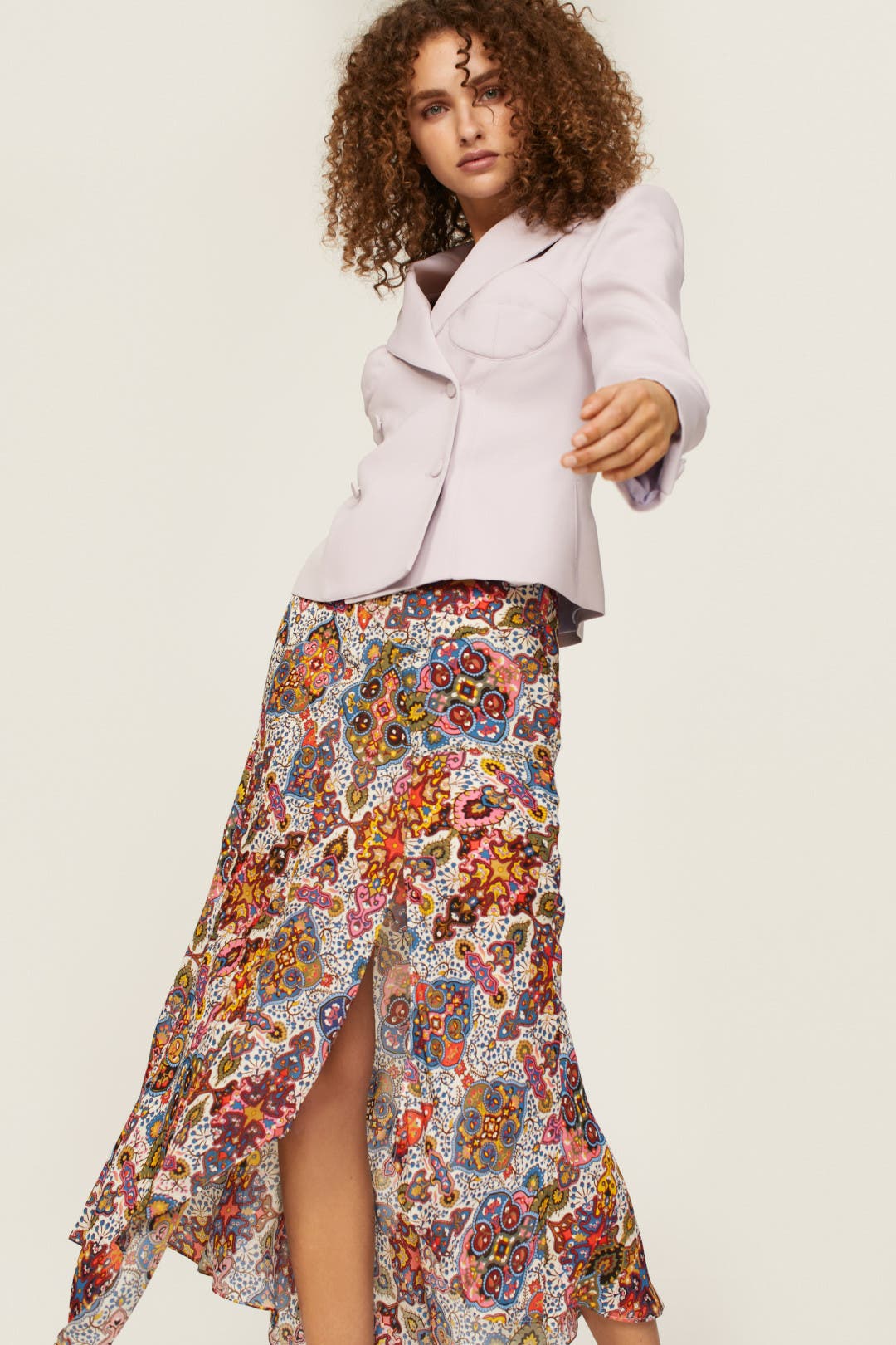 Multicolored Mac Skirt by Veronica Beard | Rent the Runway