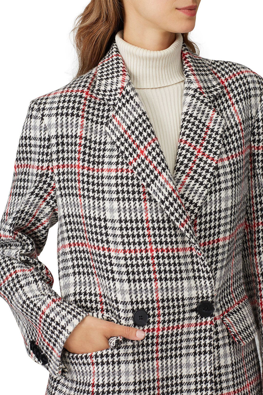 Tailored Plaid Oversized Coat by Derek Lam 10 Crosby x RTR 3