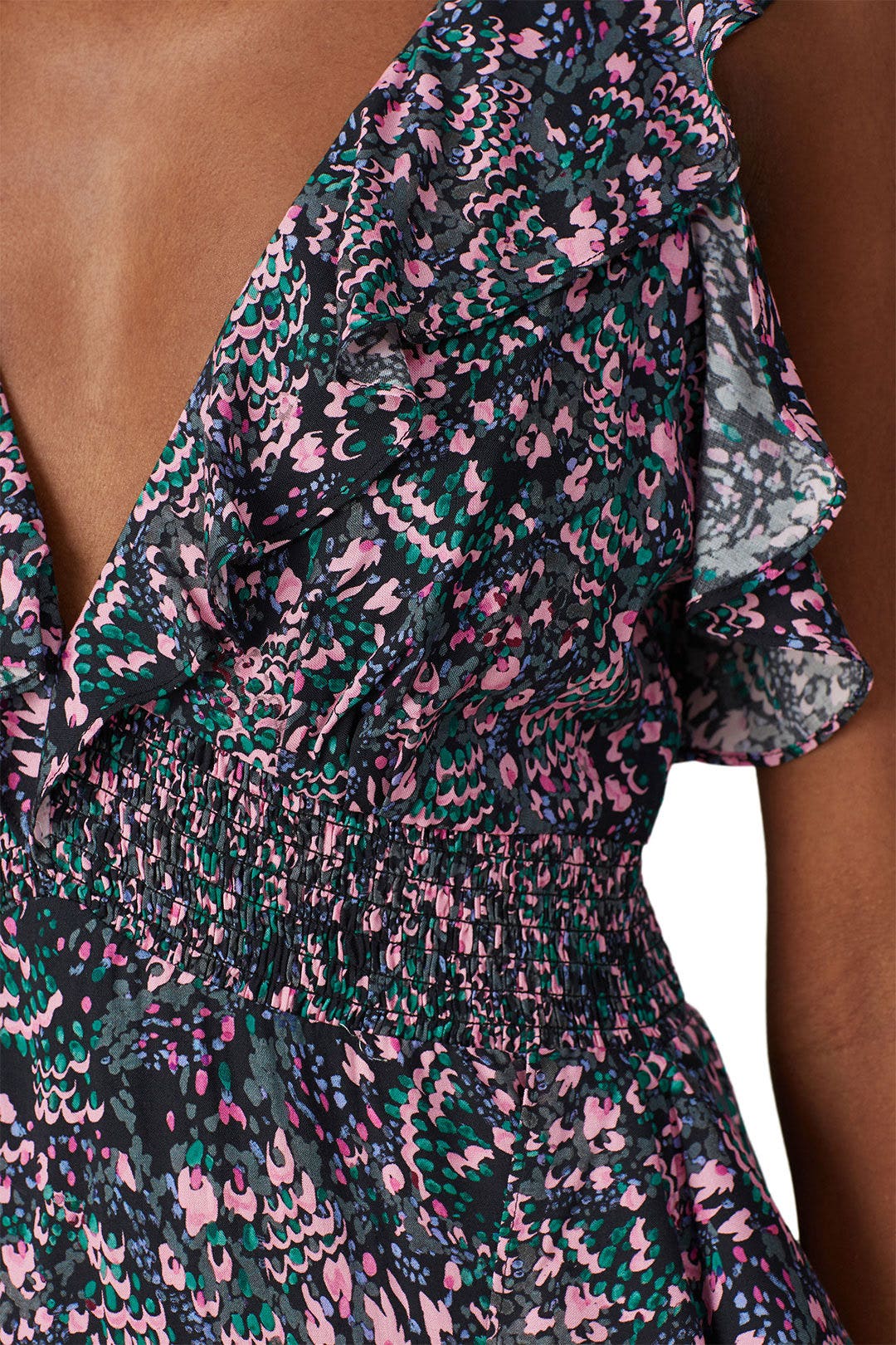 Black Floral Print Dress by Iro 3