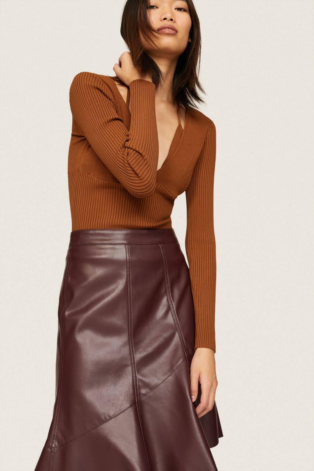 Faux Leather Skirt by Ronny Kobo x RTR | Rent the Runway