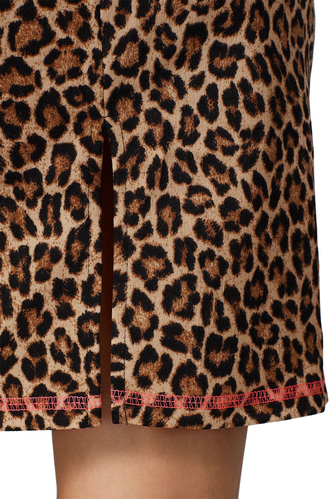 Leopard Mock Neck Dress by Slate & Willow 3