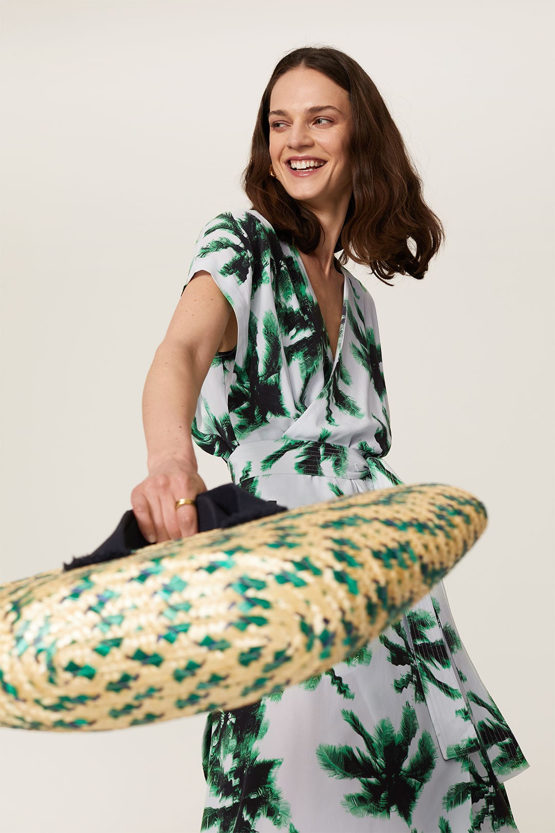 Green Bijou Dress by Equipment 3