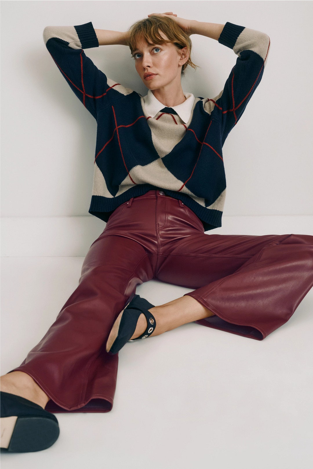 Rosie High-Rise Wide Leg Pants by Hudson 3