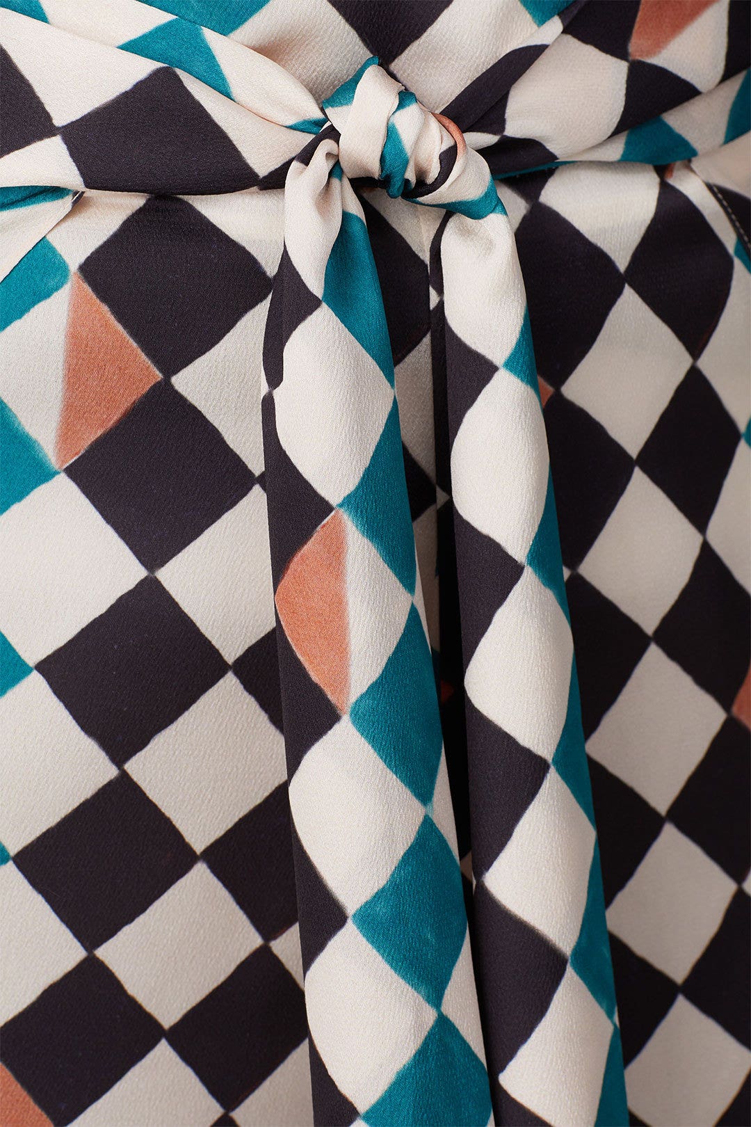 Check Print Tie Waist Pants by PatBO 3