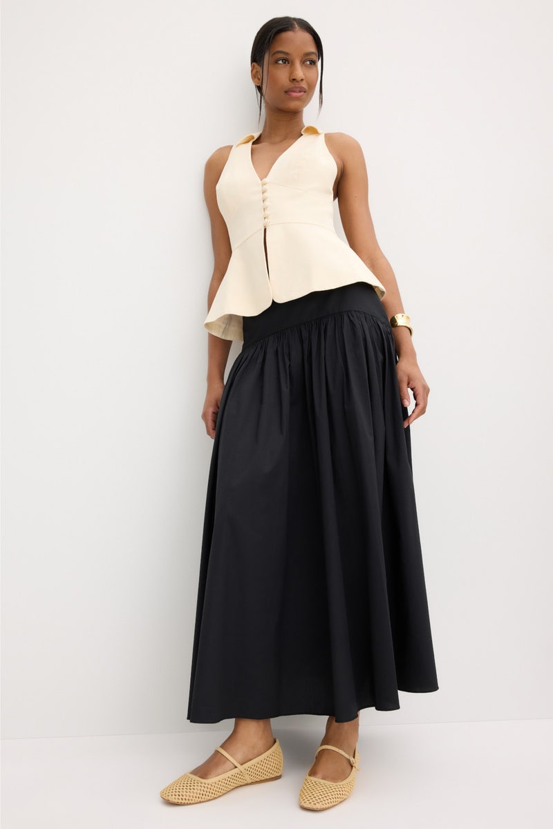 Black Procida Skirt by Staud - Photo 3