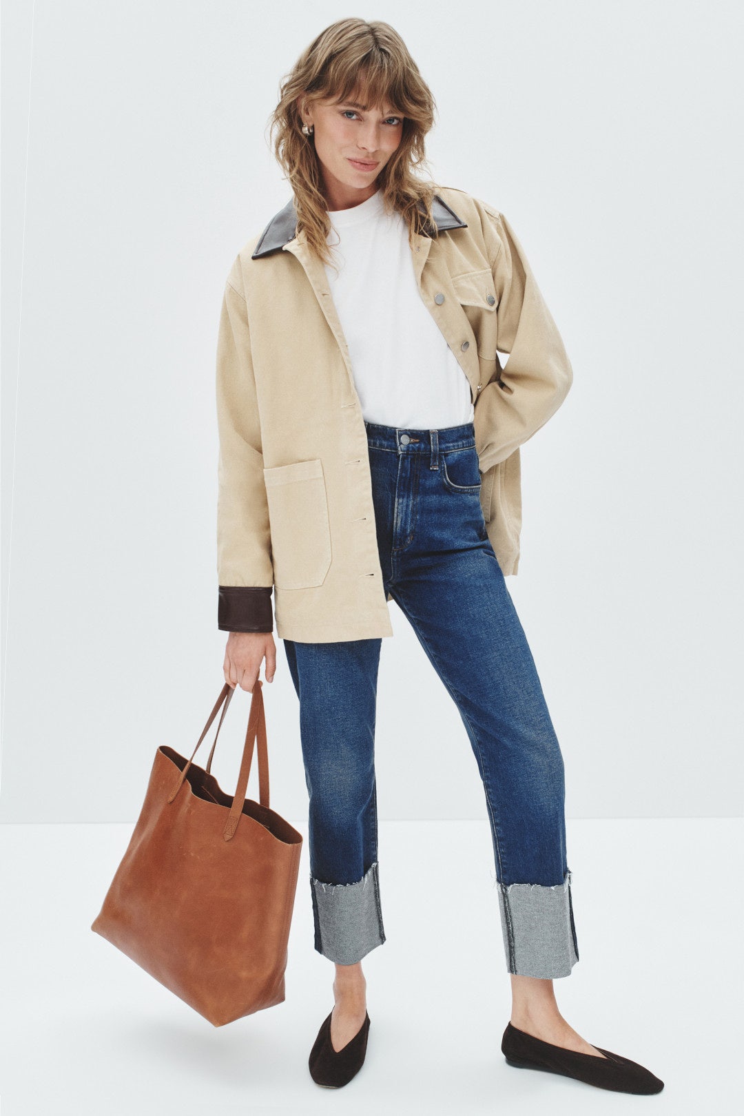 Margot Slim Wide Cuff Jeans by Joe's Jeans 3