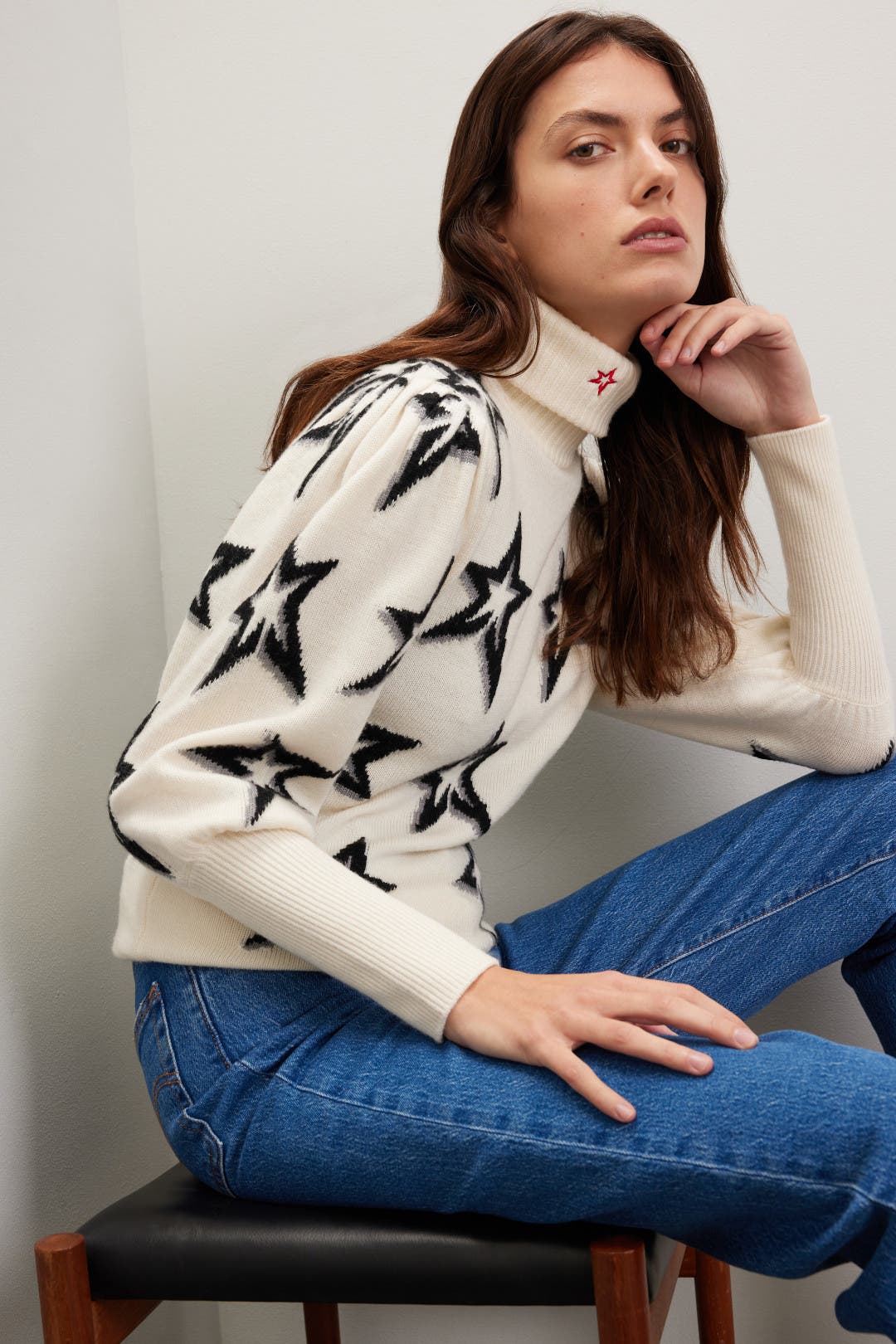 Star Dust Turtleneck Sweater by Perfect Moment | Rent the Runway