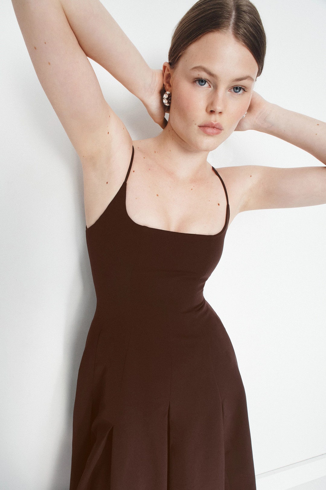 Brown Joy Maxi Dress by Staud 3