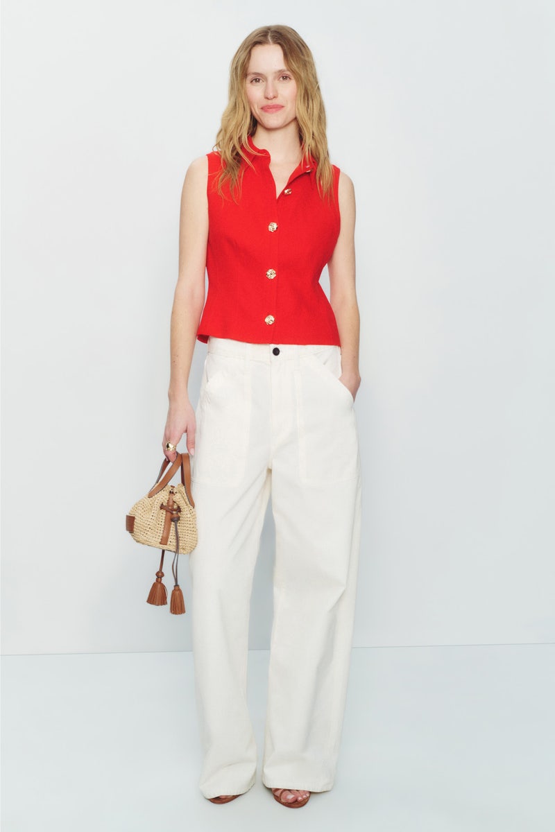 Sleeveless Button Down Top by TOCCIN X RTR - Photo 3