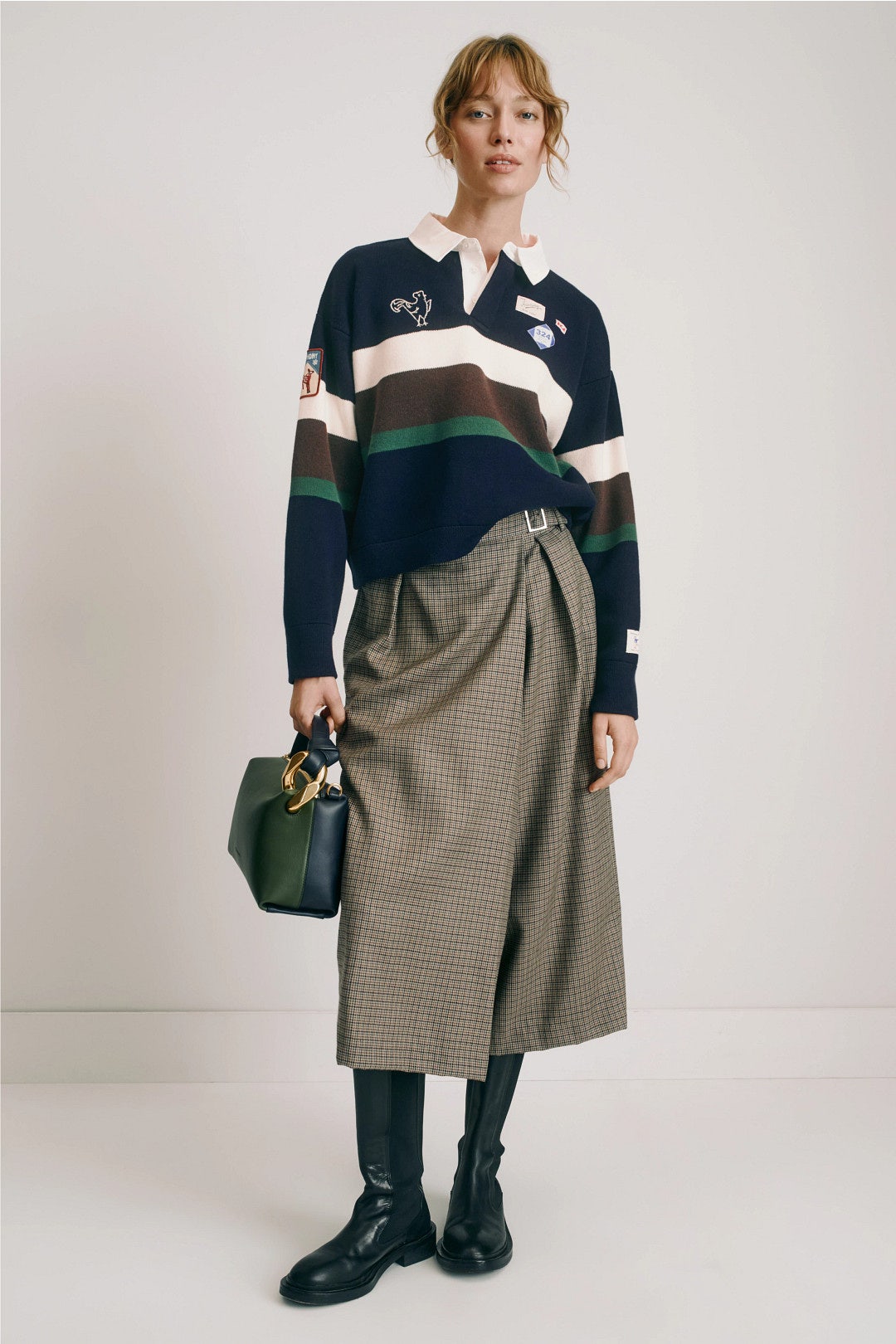 Arther Varsity Knit Rugby Shirt by Sea New York 3
