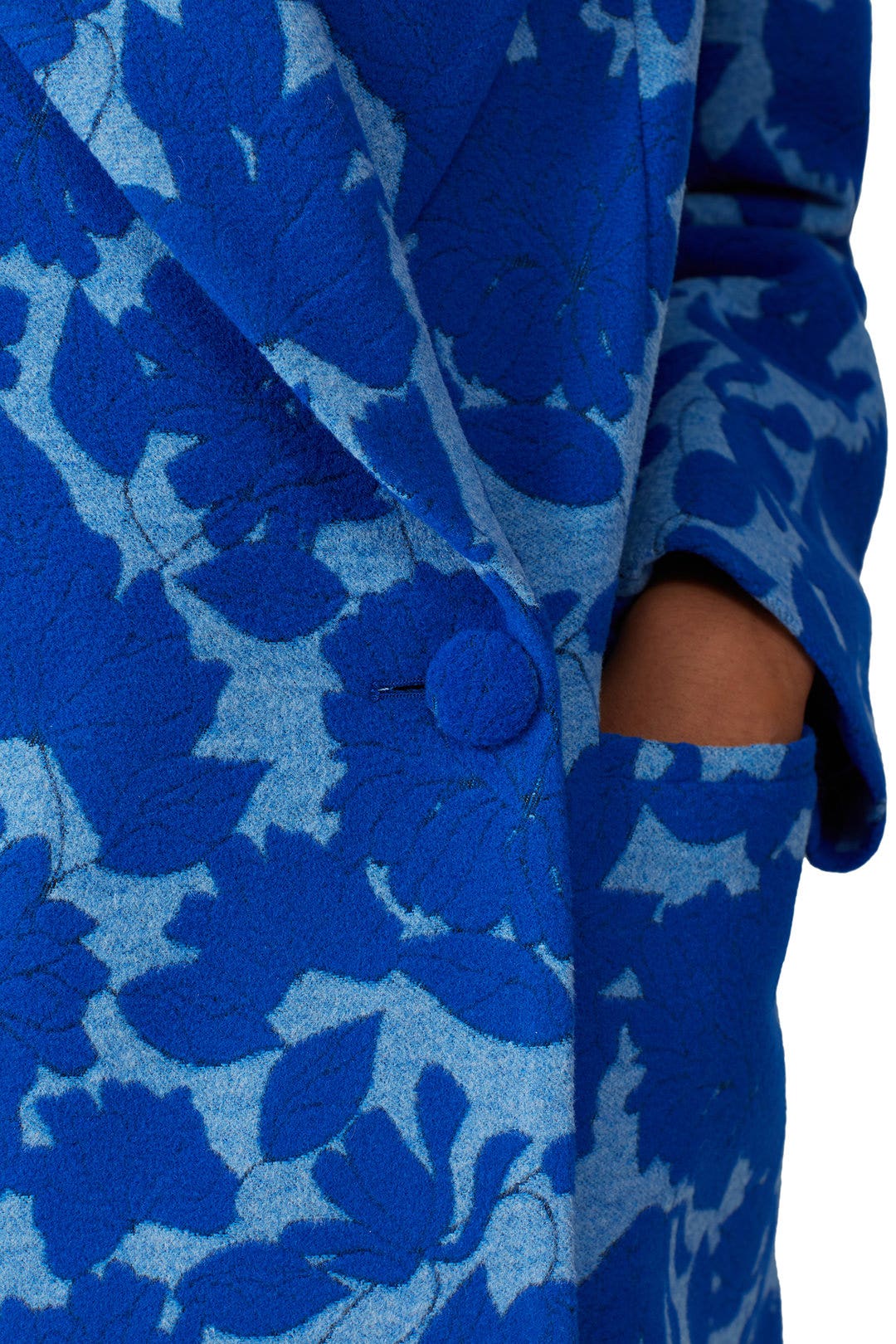 Blue Floral Coat by Victoria Victoria Beckham 3