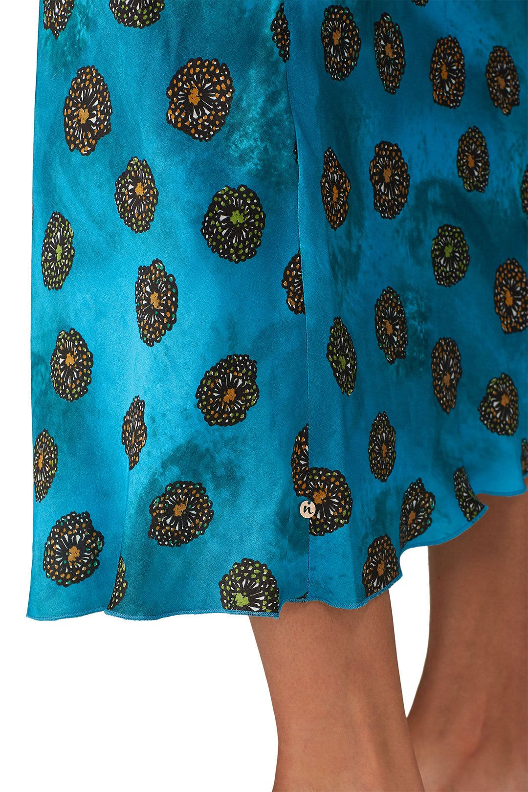 Blue Tie Dye Slip Dress by NISSA 3