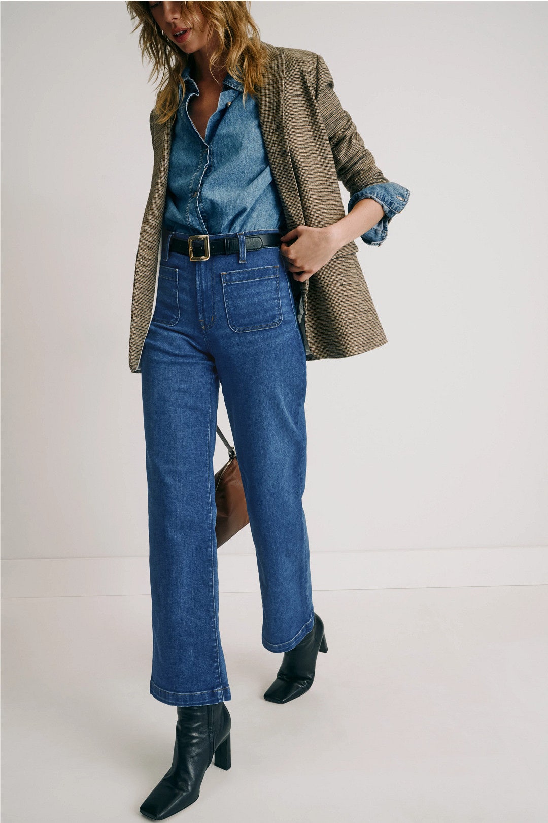 Emmett Wide Leg Patch Pocket Jean by Madewell 3