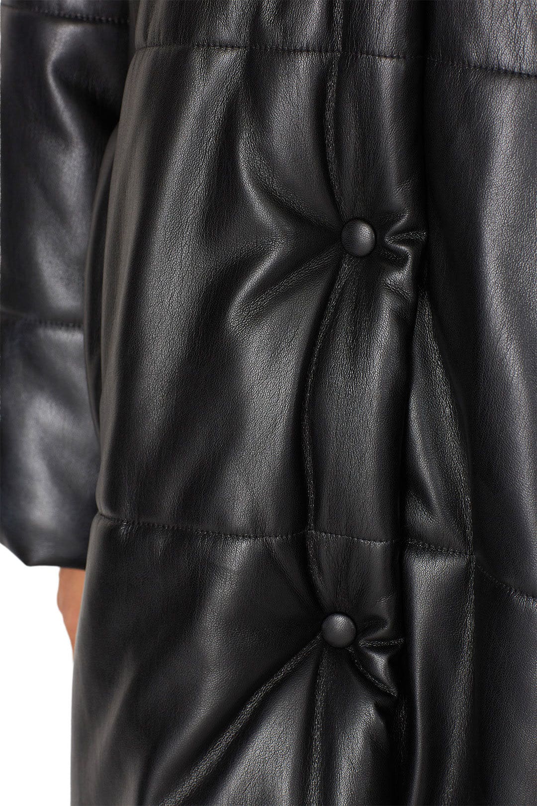 Eska Faux Leather Puffer Coat by Nanushka 3