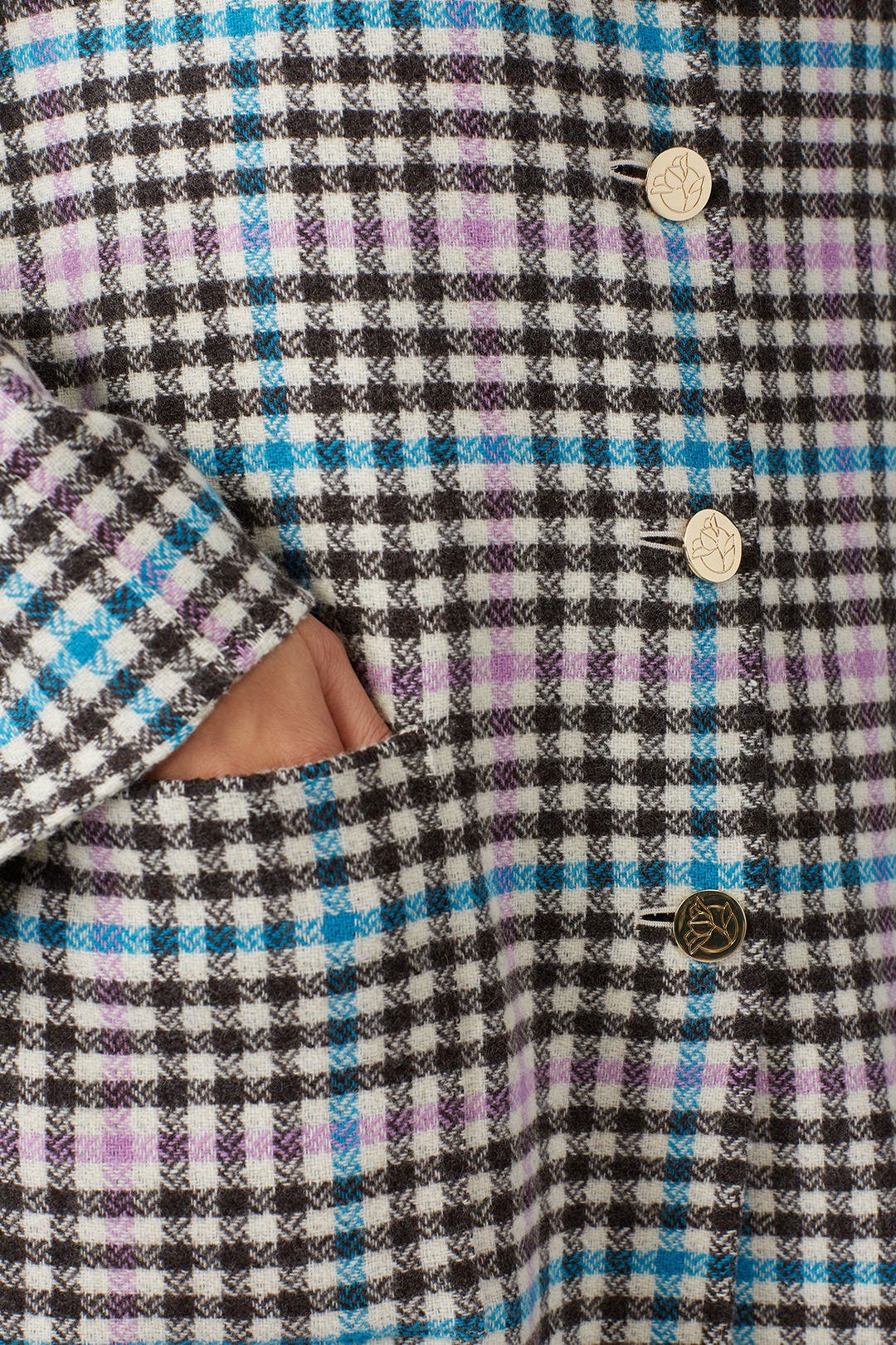 Plaid Reversible Swing Coat by Draper James 3