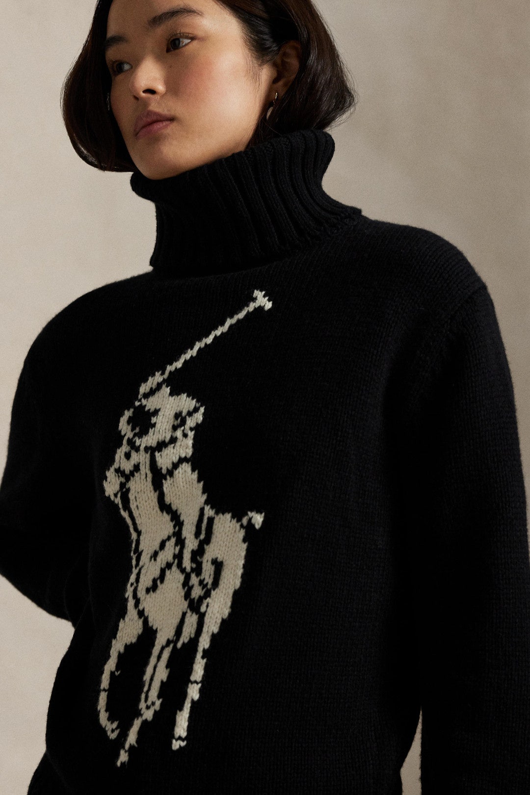 Black Polo Pullover Sweater by Polo Ralph Lauren 3