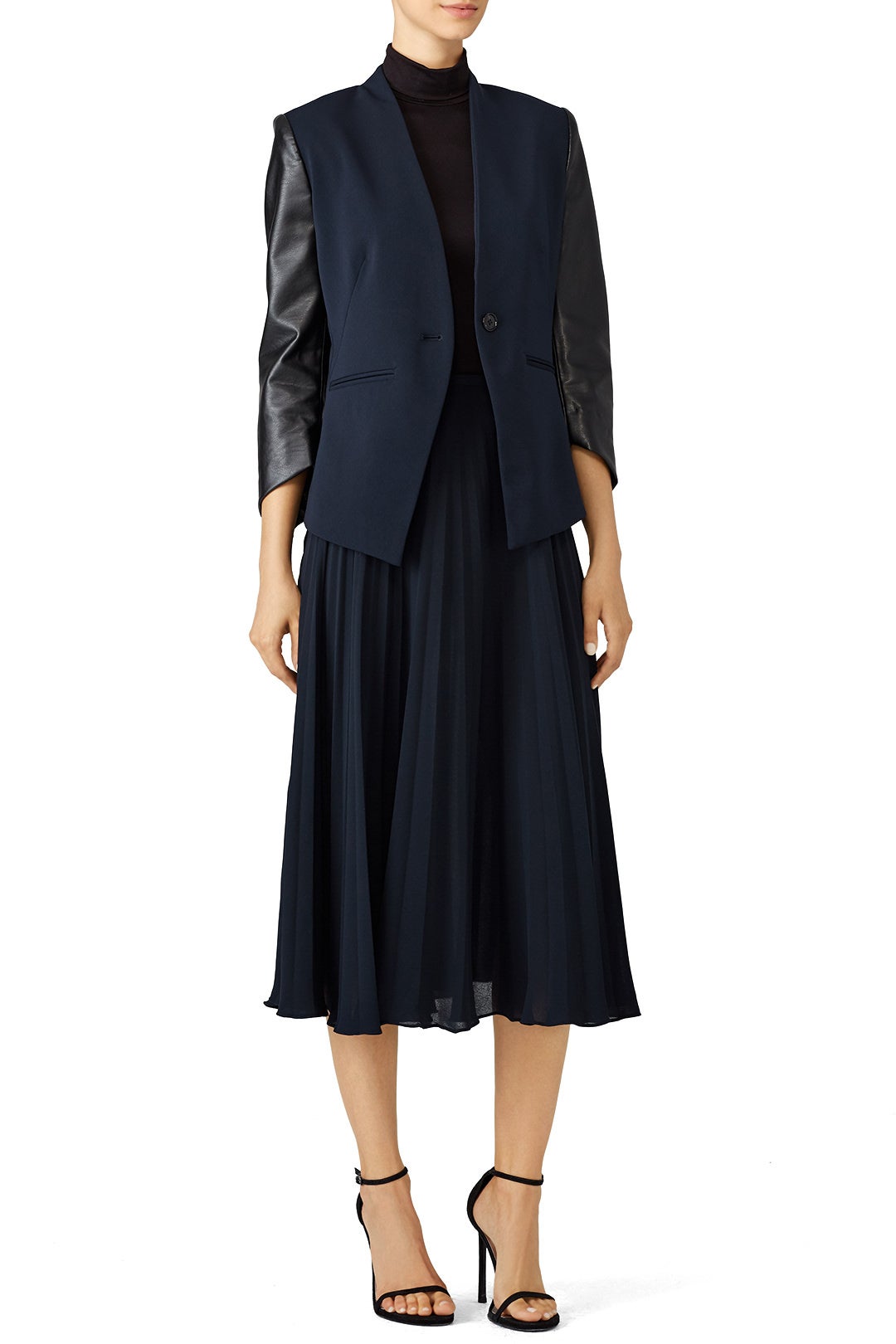 Midnight Envelope Blazer by Slate & Willow 3