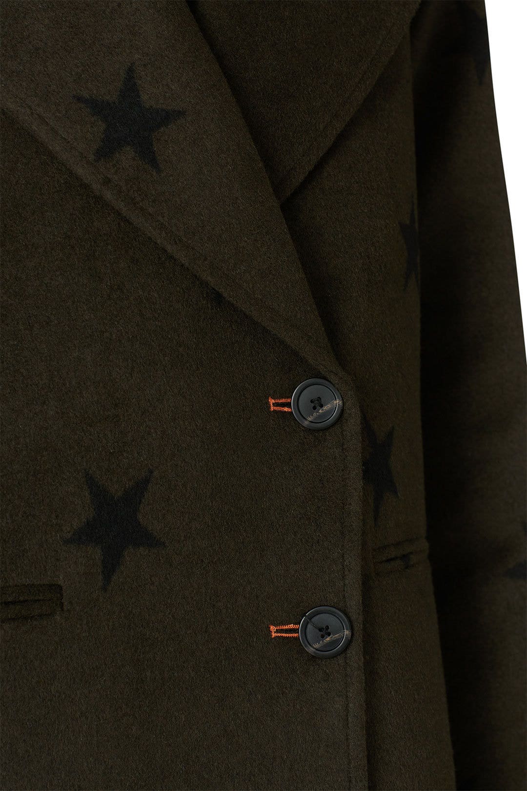 Star Print Raglan Coat by Avec Les Filles 3