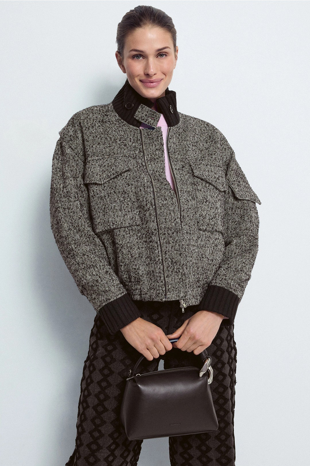 Wool Bomber Jacket by PLAN C x RTR 3