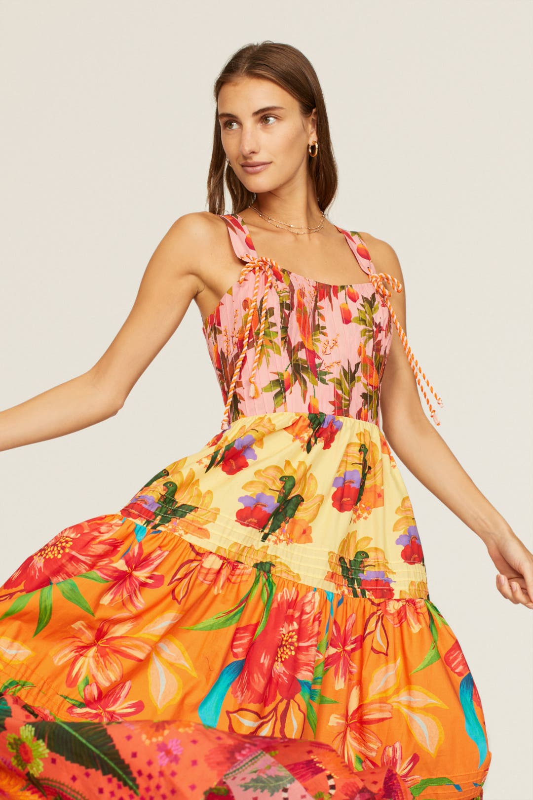 Farm Rio プリント マキシ ドレス Mixed Print Maxi by FARM Rio | Rent the Runway