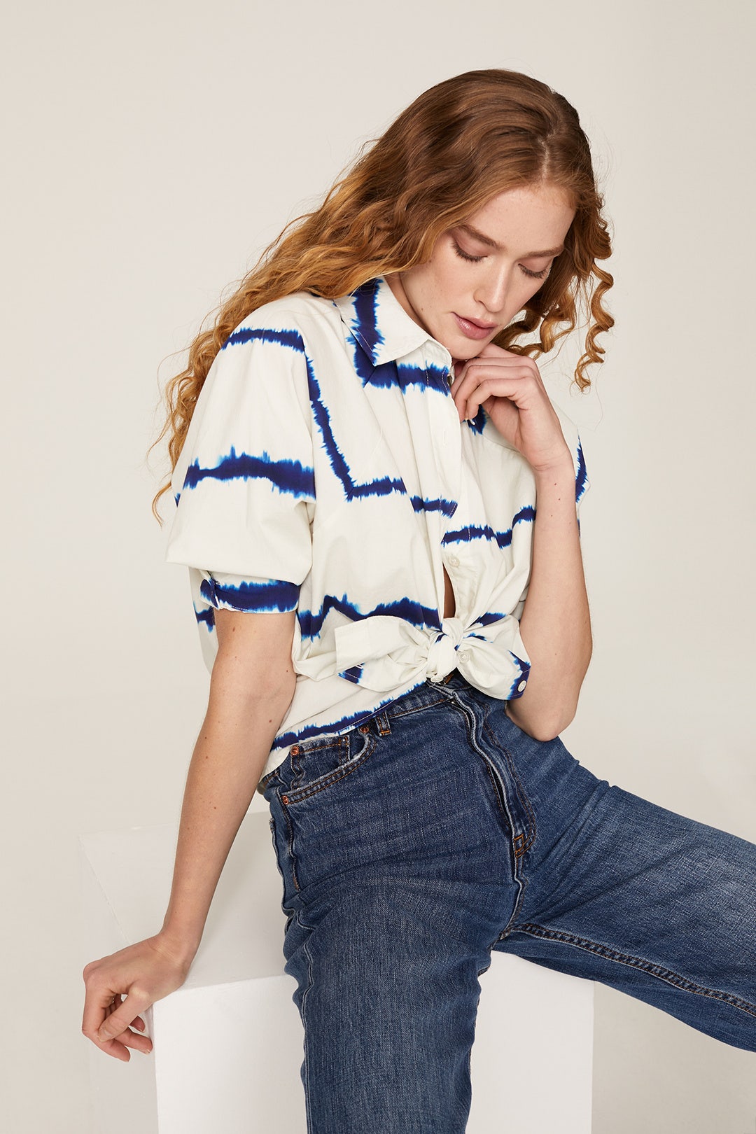 Shima Button Down by Natori 3