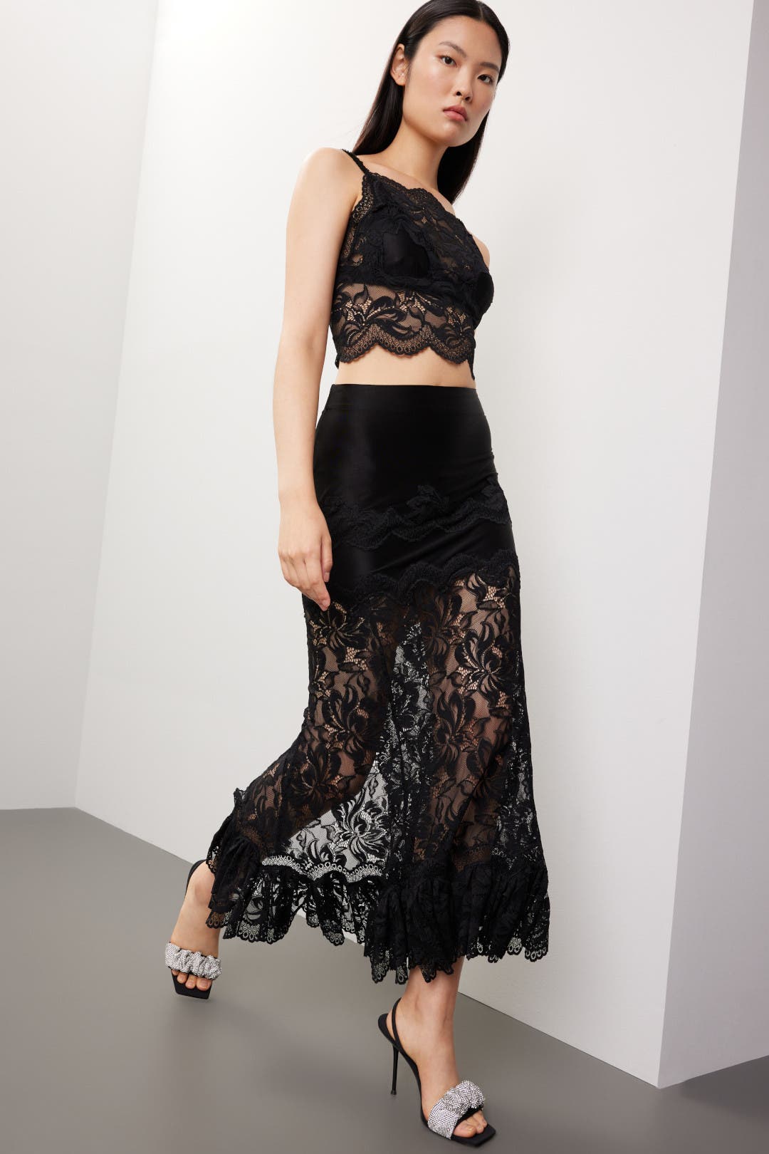 Lace Maxi Skirt by Rabanne | Rent the Runway