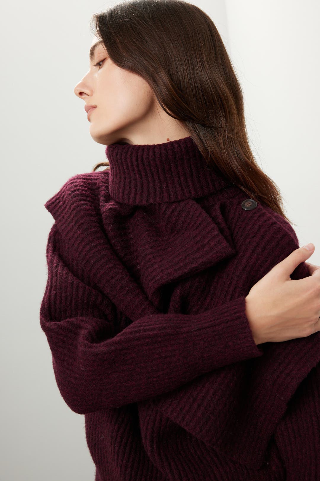 Scarf Detail Sweater by Thakoon x RTR | Rent the Runway