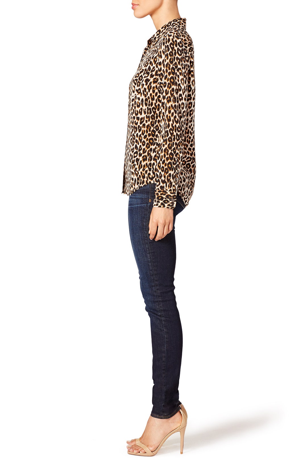 Leopard Button Down by Equipment 2