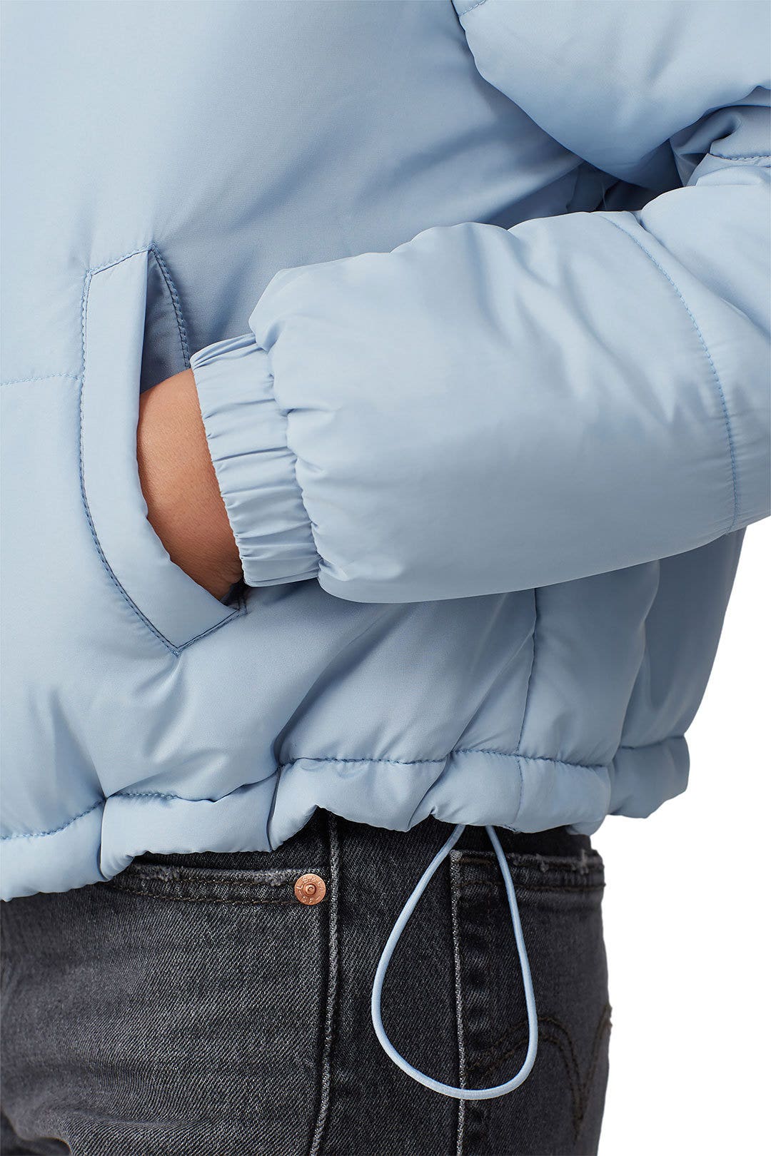 Iced Blue Puffer Jacket by Louna 3