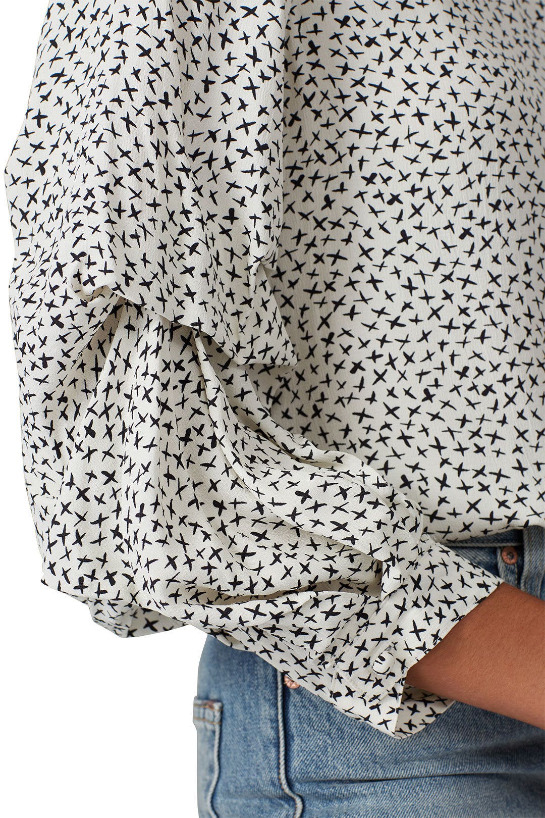 Ruched Sleeve Top by Fifteen Twenty 3