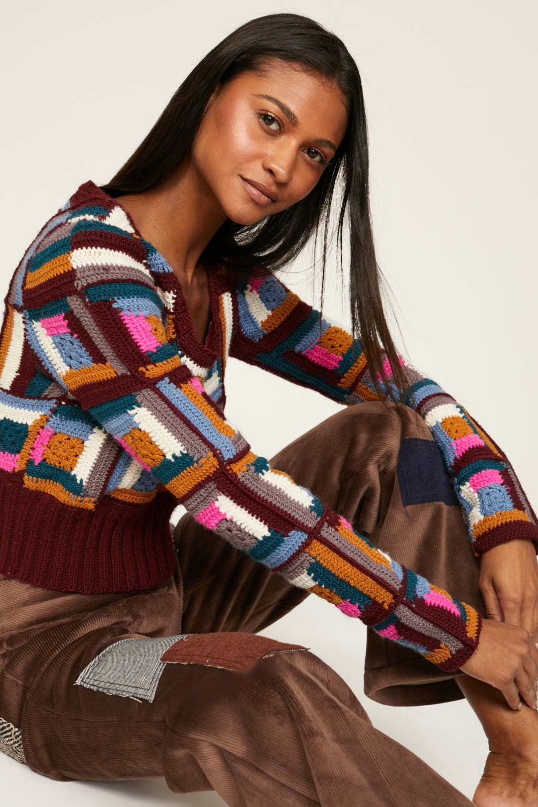 Camryn Crochet Sweater by Sea New York | Rent the Runway